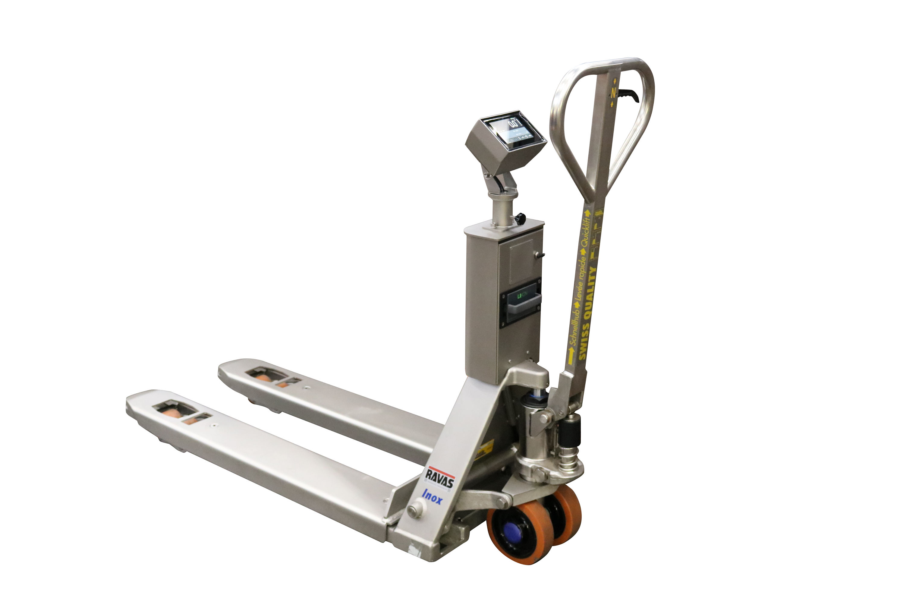 Edelstahlwiegehubwagen Ravas-5200L-FULL-VA